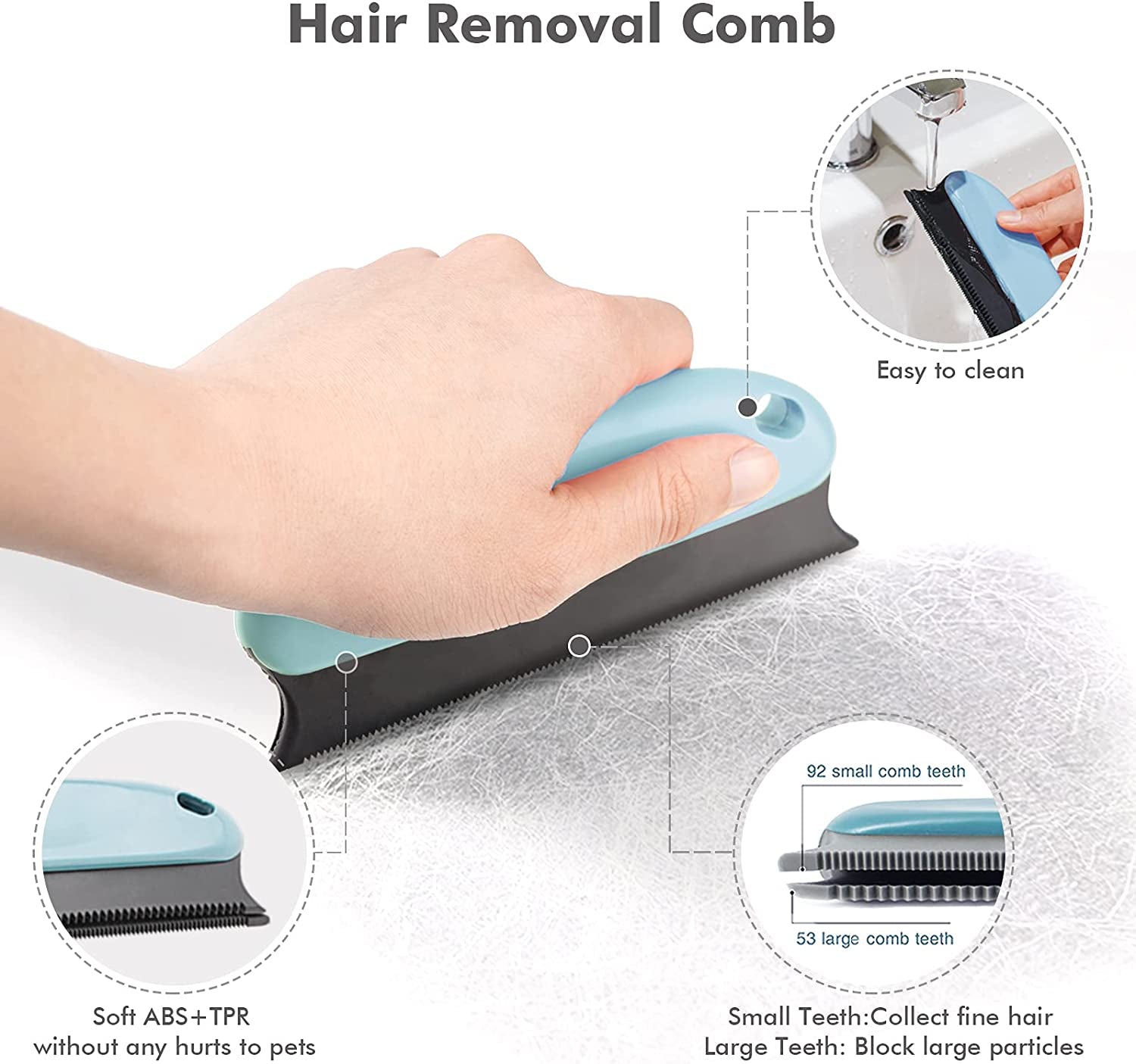 Self-Cleaning Slicker Brush for Cats and Dogs - Grooming Tool for Shedding Long or Short Hair
