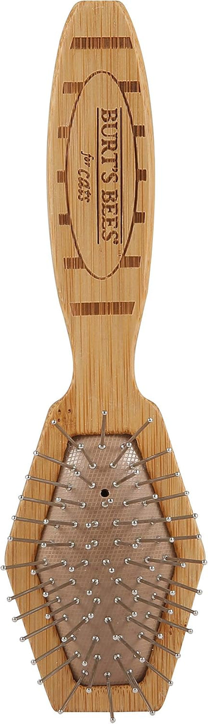 Double-Sided Pin and Bristle Brush for Effective Cat Grooming - Removes Loose Fur and Prevents Matting