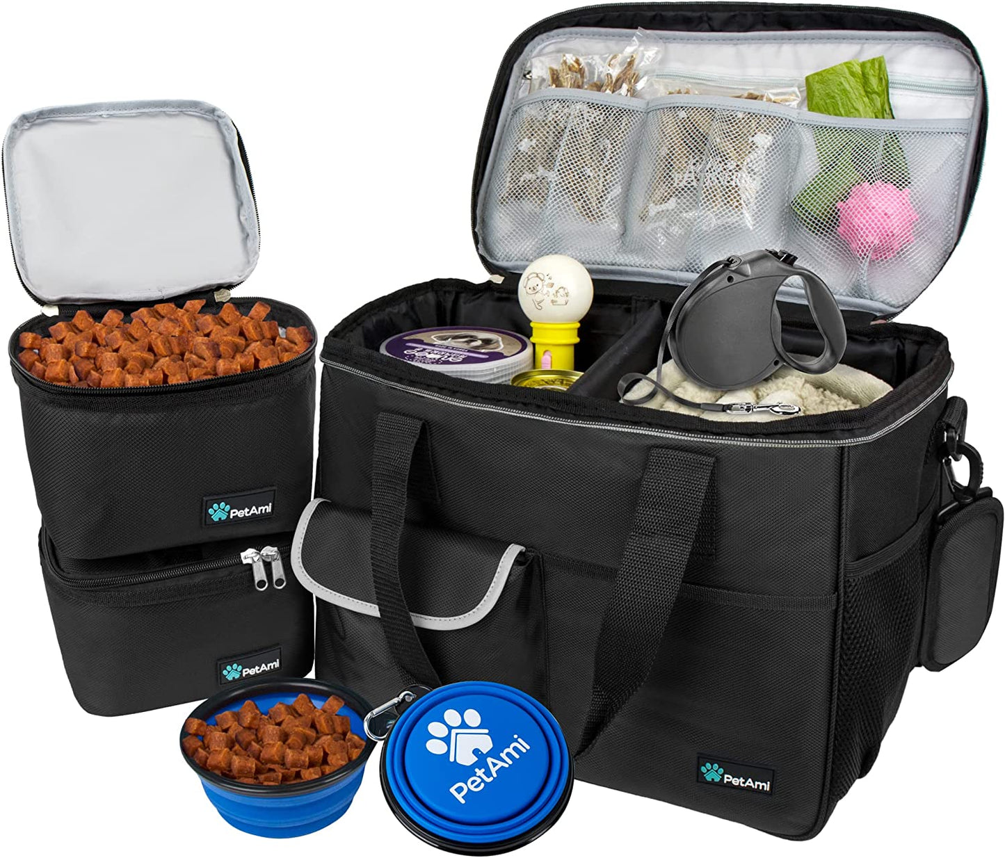 Medium Black Dog and Cat Travel Bag