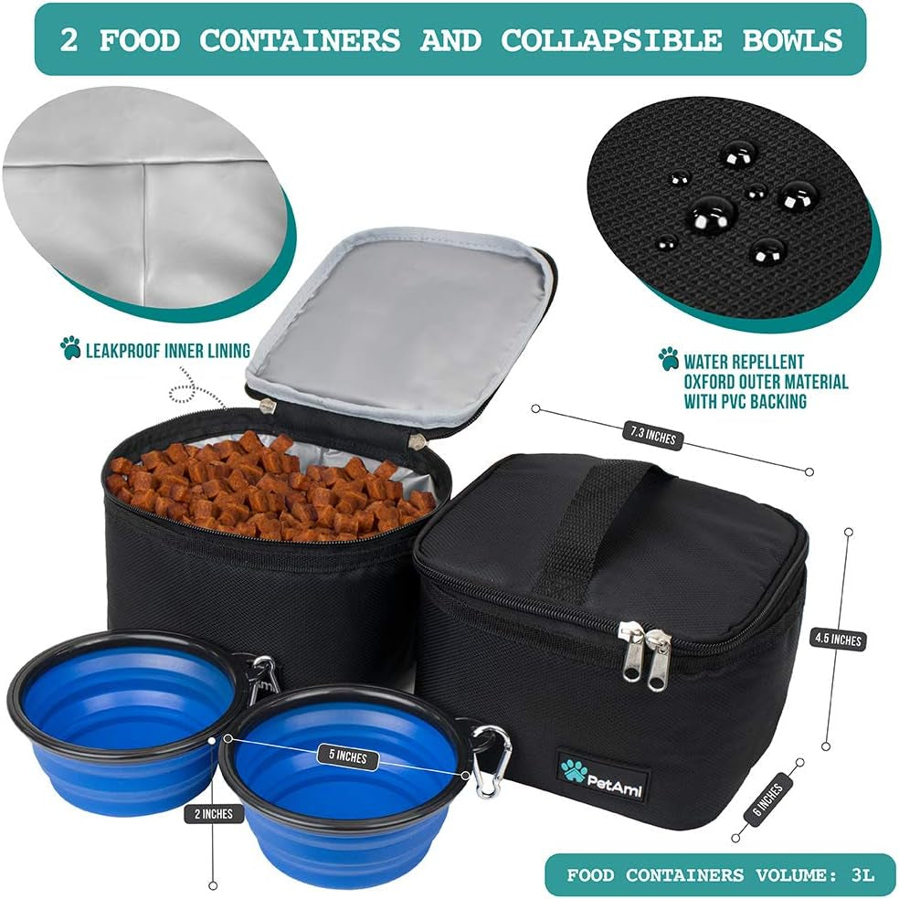 Medium Black Dog and Cat Travel Bag